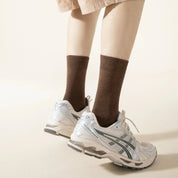 Men's Fine-Knit Heathered Cotton Socks