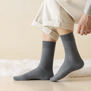 Men's 41% Wool Ribbed Thermal Socks