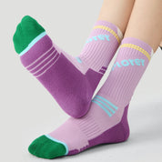 Performance Crew Socks - Purple