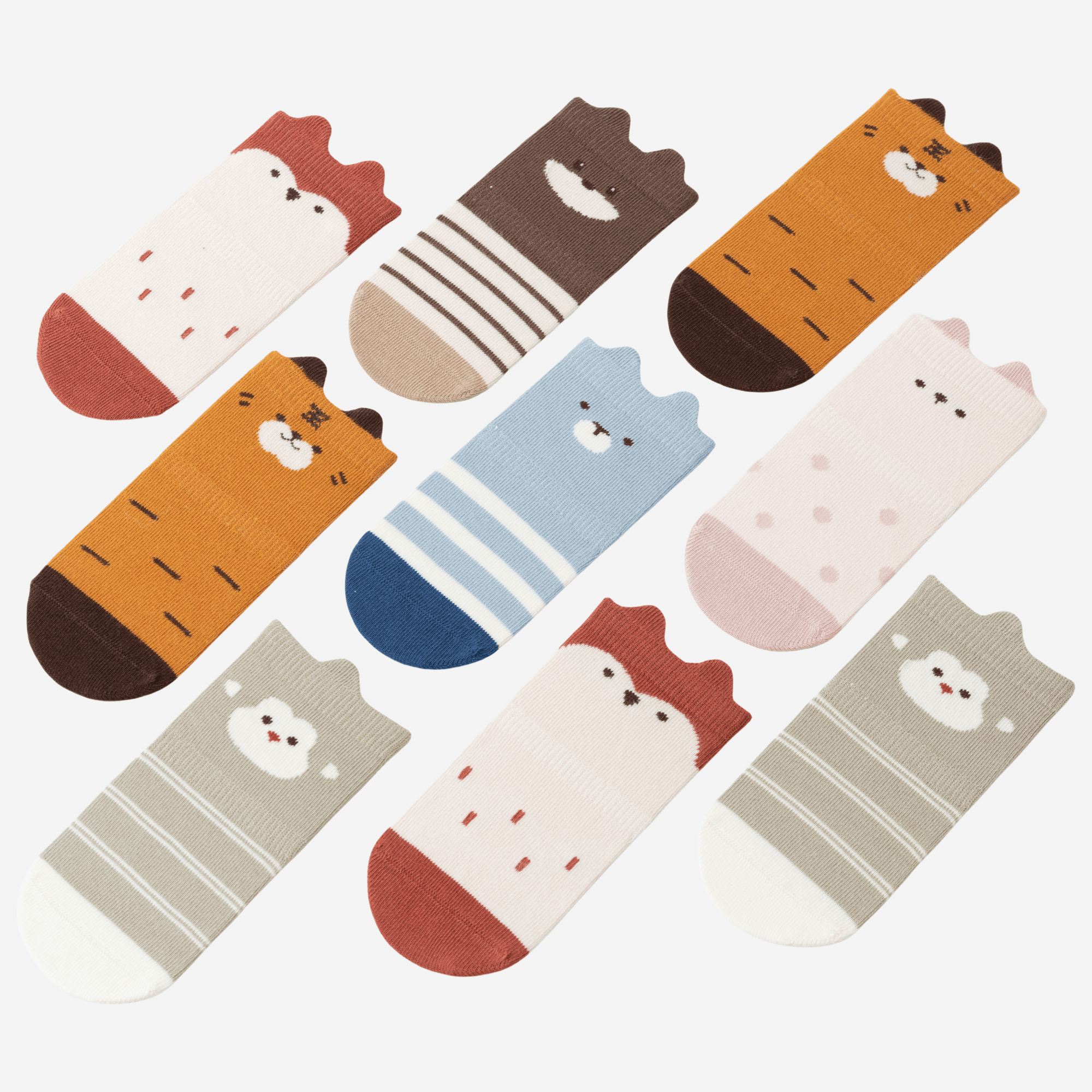 Babies' Animal Kingdom Grip Socks-4 Pack - Weavasocks