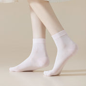 Women's 10% Silk & Modal Antibacterial Ankle Socks - product photo showing modal and mulberry silk comfort