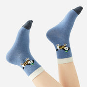 Kid's Winter Wool Blend Thermal Crew Socks 5-Pack