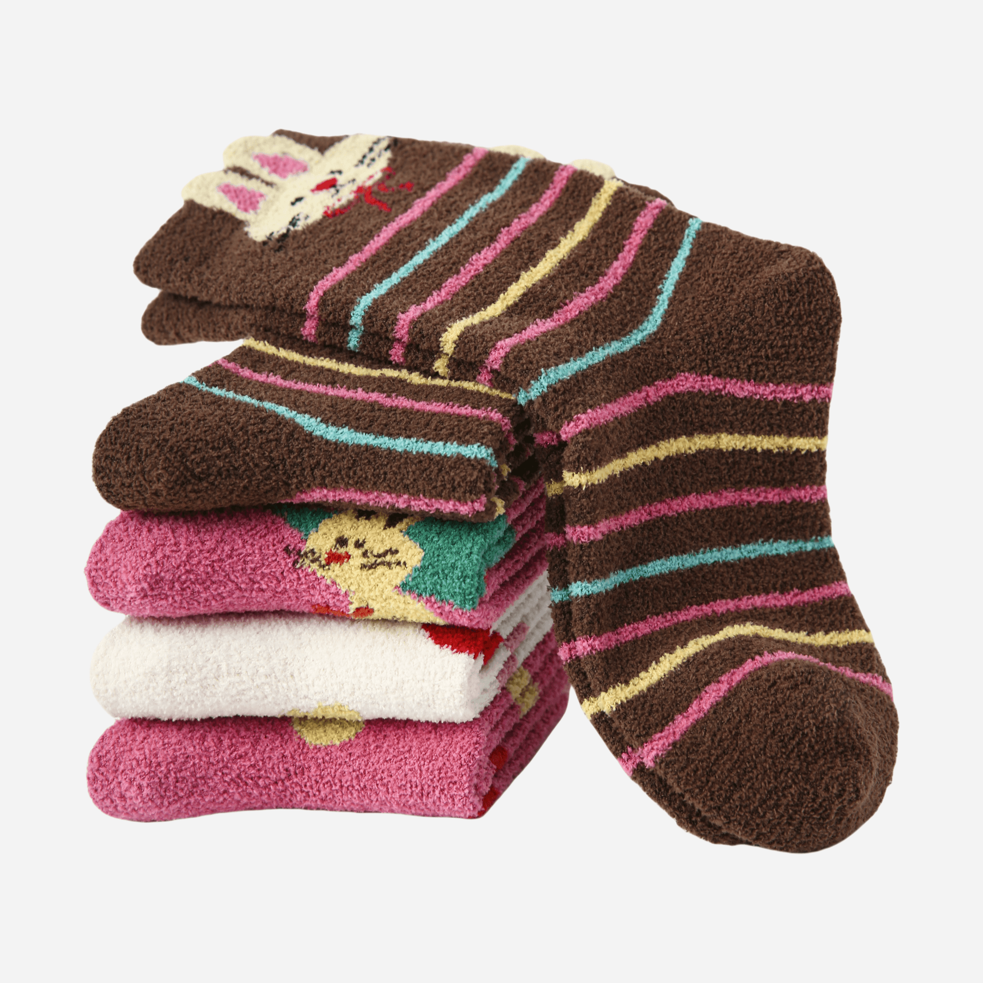 Kid's The Storybook Bunny Socks-4 pack - Weavasocks