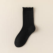 Soft Wool Ruffle Crew