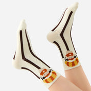 Kid‘s Winter Story 3D Lion & Scarf Cotton Socks (5-Pack)