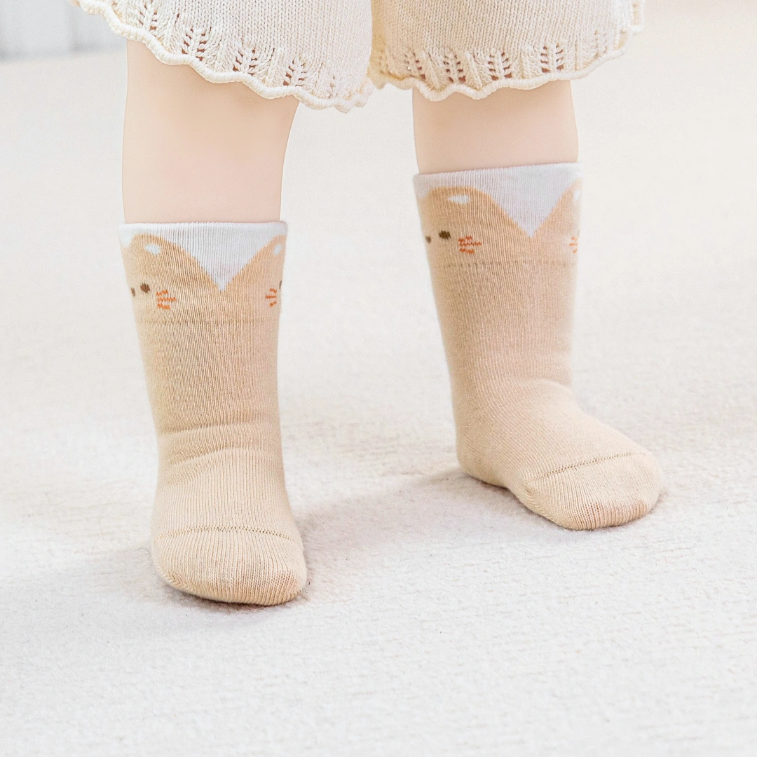 Baby’s Ultra-Soft Baby Cotton Animal Socks