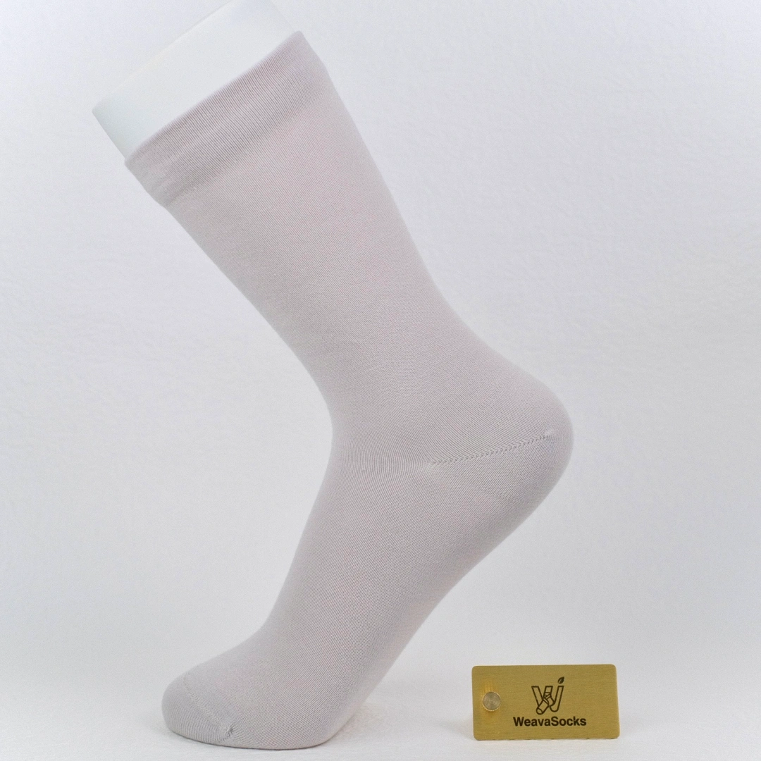 Women's Ultra-Thin 99% Cotton Sorbet Crew Socks - product photo showing soft cotton comfort
