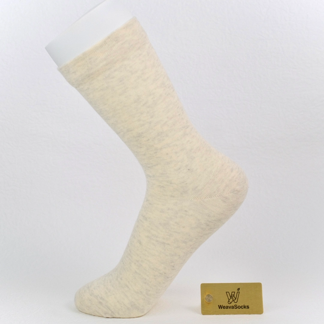Women's Ultra-Thin 99% Cotton Sorbet Crew Socks - product photo showing soft cotton comfort