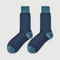 Men's Luxury 100S Mercerized Cotton Argyle Business Socks - product photo showing soft cotton comfort