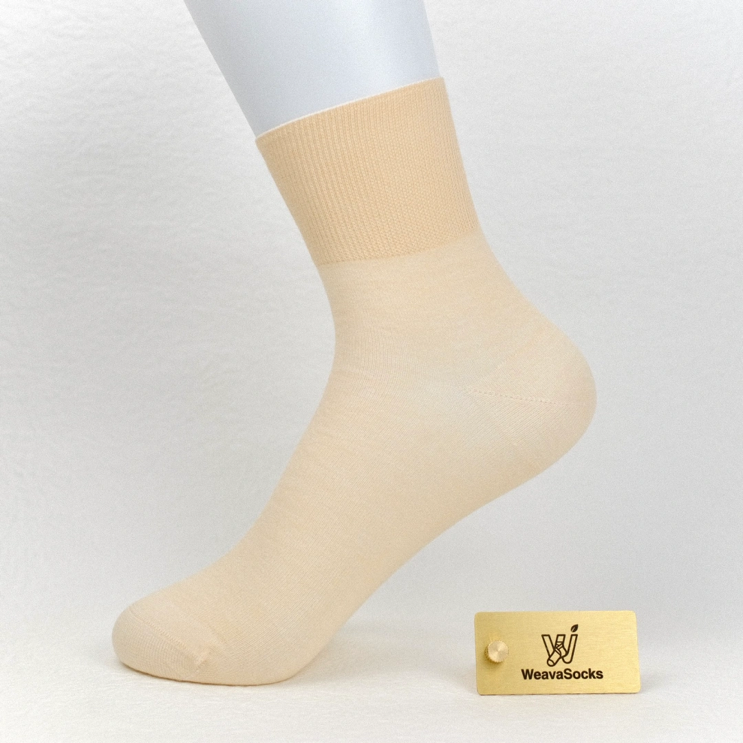 Women's 99% Supima® Cotton Silk-Touch Quarter Socks - product photo showing soft cotton comfort