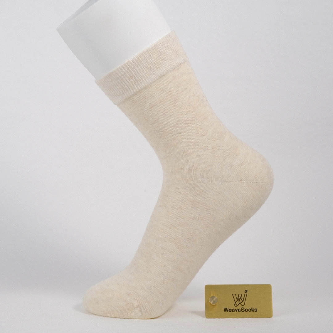 Women's 63% Combed Cotton Seamless Quarter Socks - product photo showing soft cotton comfort