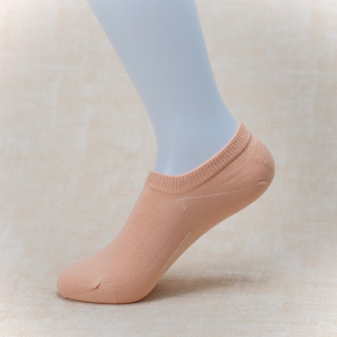 Kids & Petite Women's 95% Cotton Seamless No-Show Socks - sock set showing soft cotton comfort