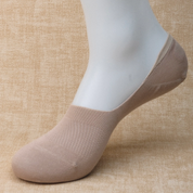 Men's 95% Cotton Ultra-Thin Mesh No-Show Socks - product photo showing breathable mesh comfort