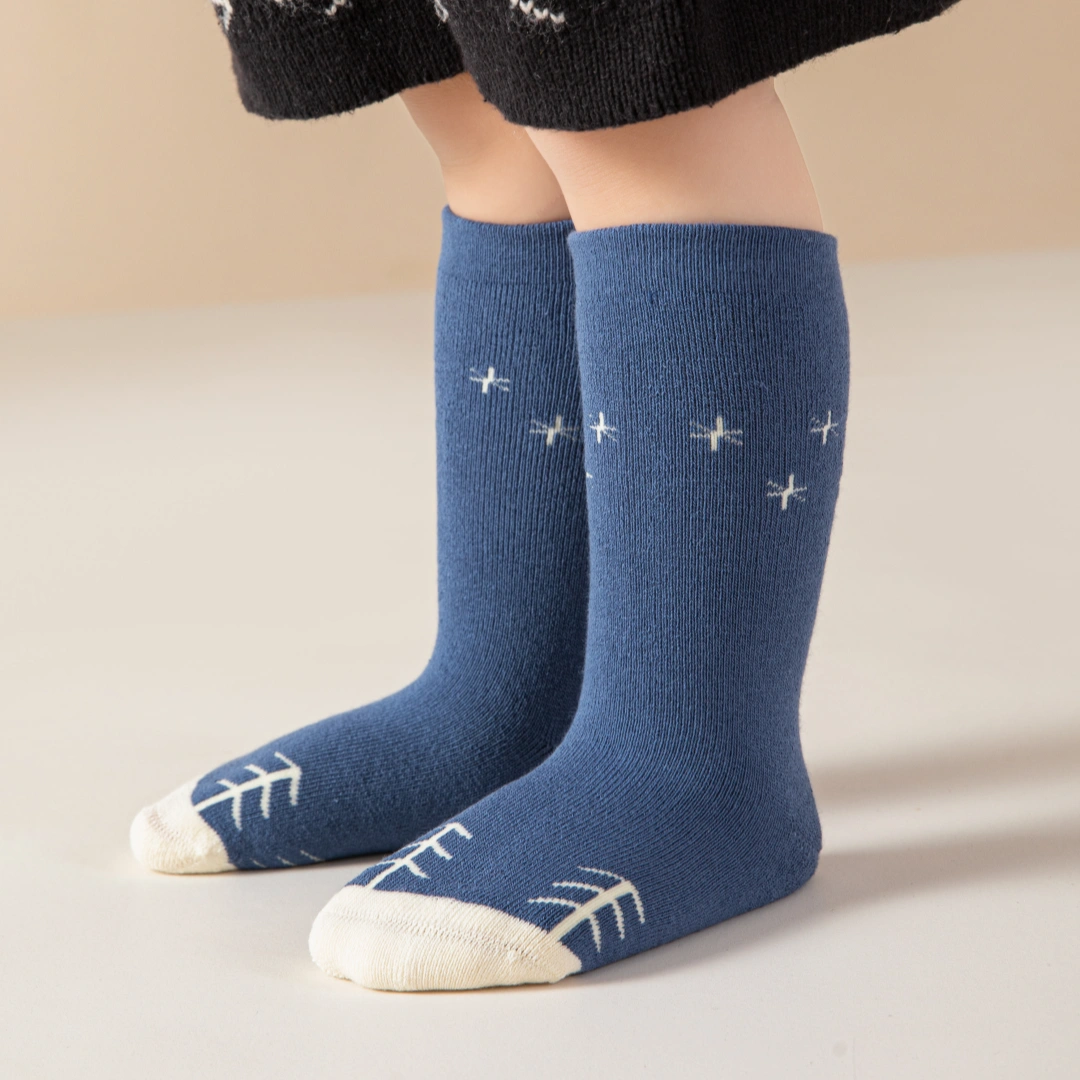 Baby’s Cozy Winter Terry Crew Socks Bear & Forest 3-Pack