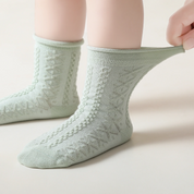 Baby’s Summer Pastel Mesh Socks 4-Pack