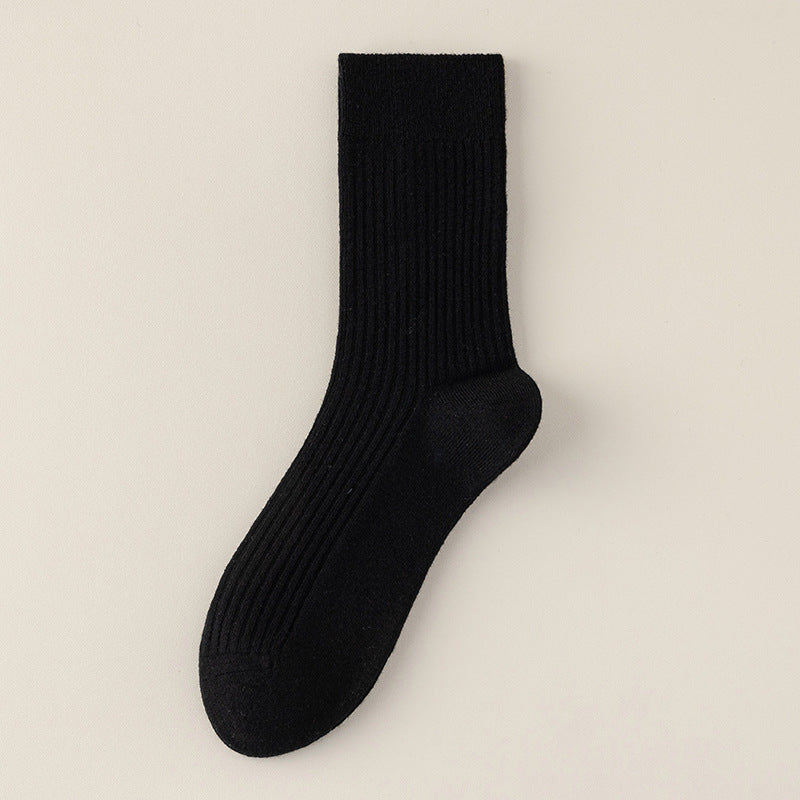 Men's 41% Wool Ribbed Thermal Socks