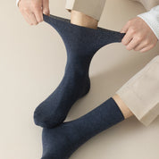 Men's Big & Tall 98% Cotton Loose Top Socks