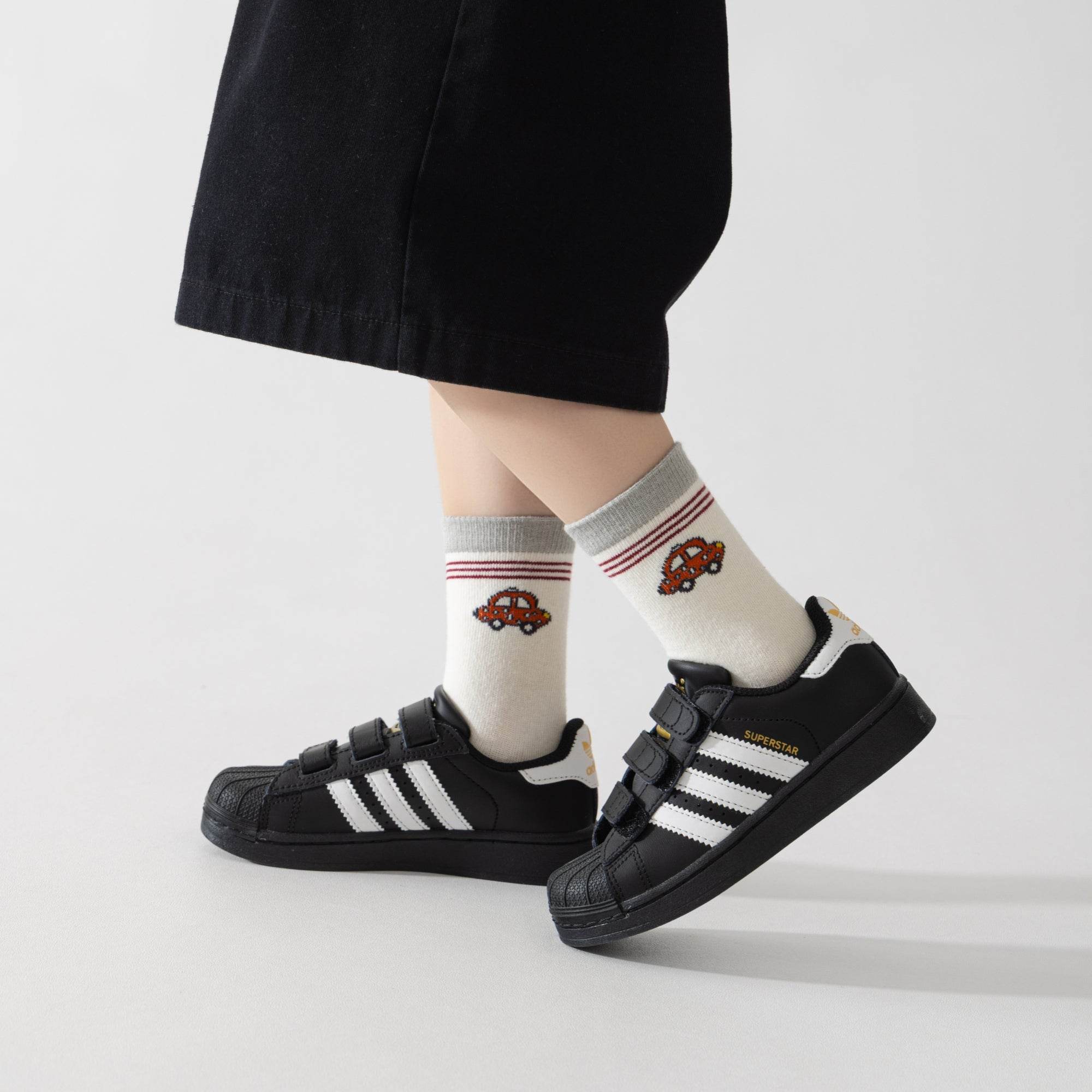 Kid's Car & Truck Crew Socks - 5 Pairs - Weavasocks