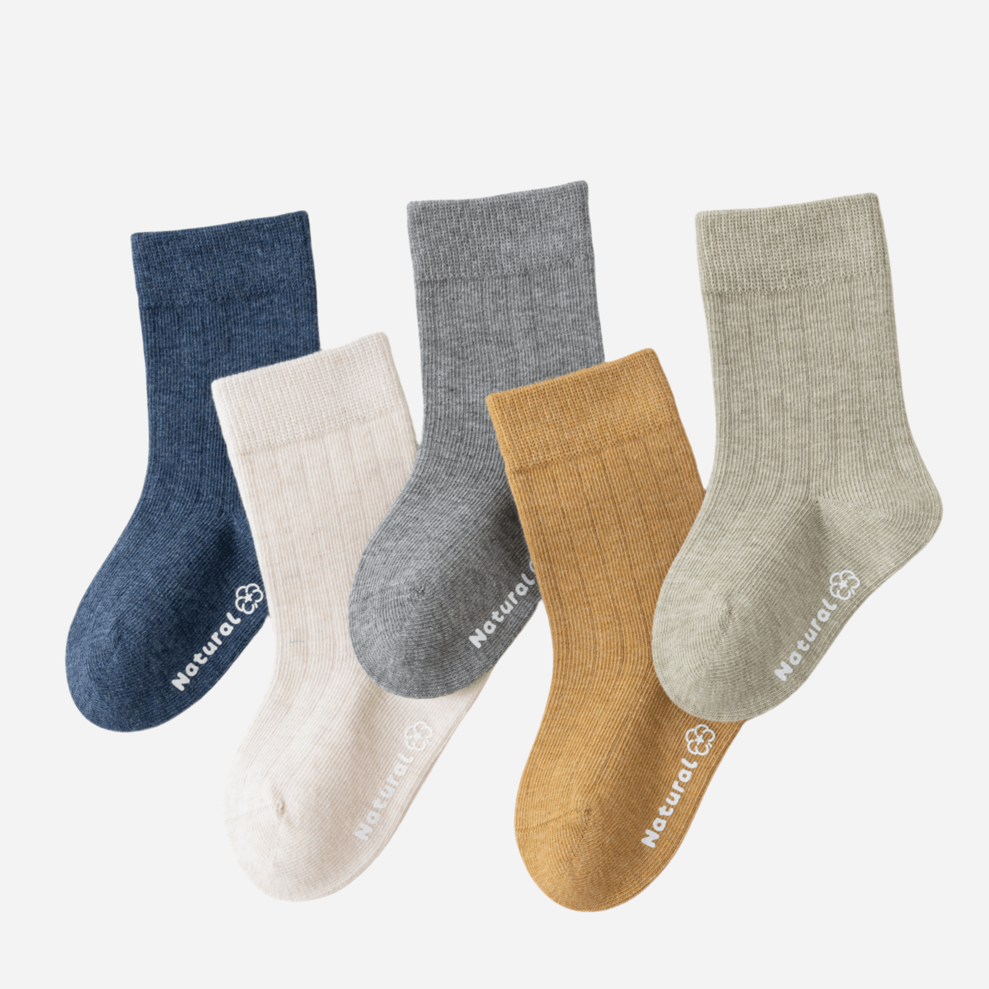 Babies Natural Essentials Socks-5 Pack - Weavasocks