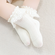 Baby’s Vintage Eyelet Lace Ruffle Cotton 3-Pack