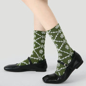 Intricate Floral Socks