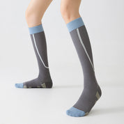 Professional Graduated Compression Terry Cushion Sports Socks - product photo showing cushioned comfort