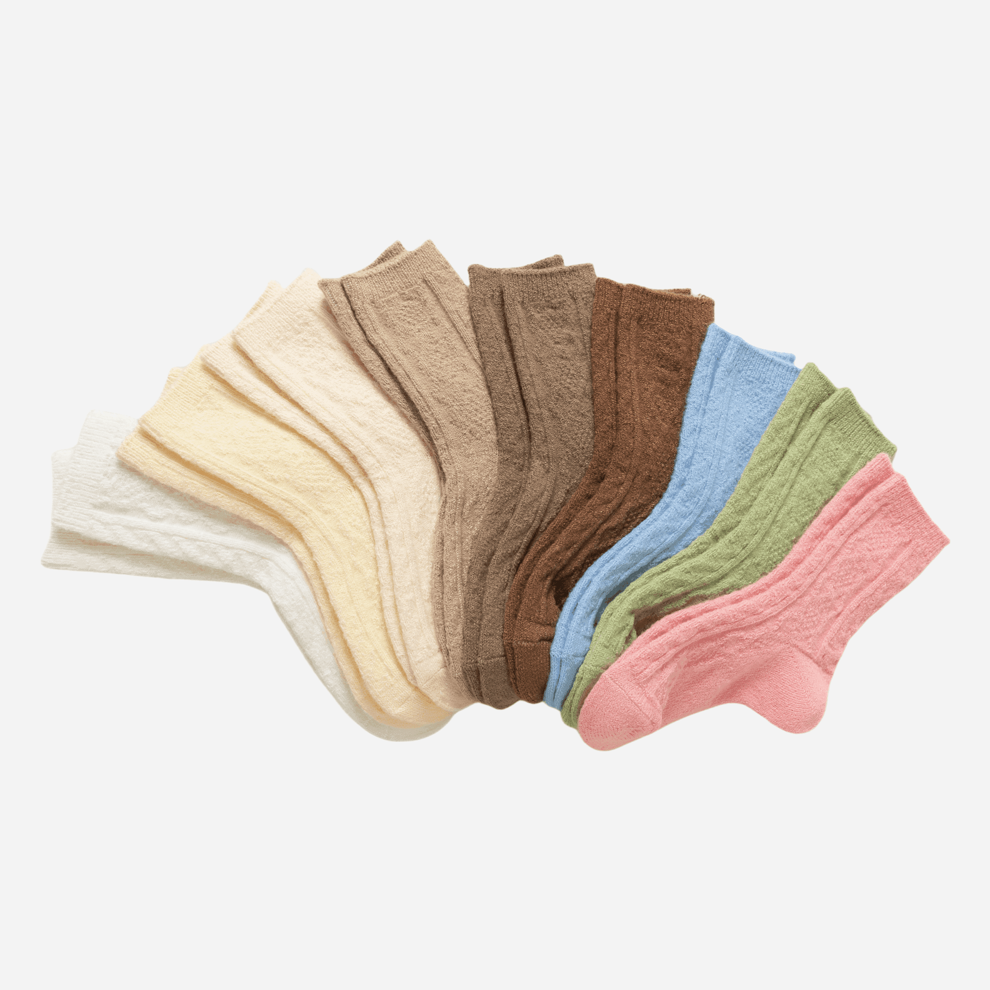 Women's The Plush Cable-Knit Socks-4 Pack