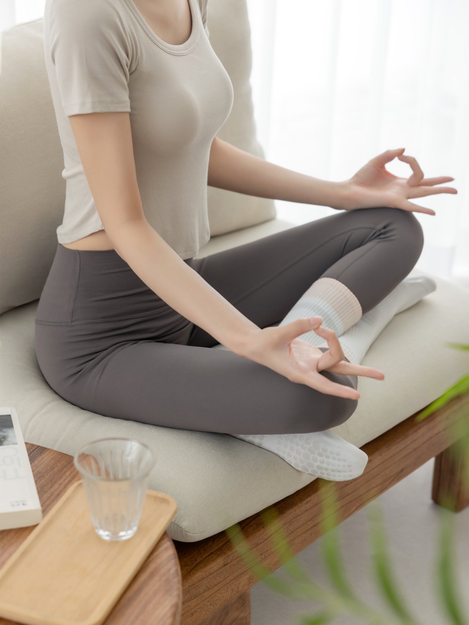 Women's Non-Slip Yoga Grip Socks-1 Pack