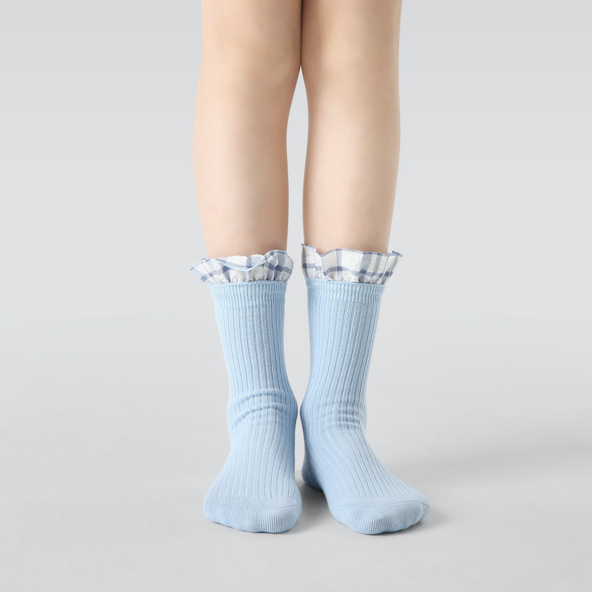 Kid's Girls' Sweet Preppy Ruffle Socks - 3 Pairs