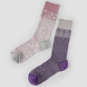 Women's Metallic Lurex Sheer Mesh Socks - product photo showing breathable mesh comfort