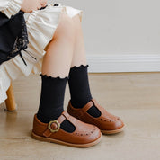 Kid's Lettuce Edge Crew Socks - 5 Pairs - Weavasocks