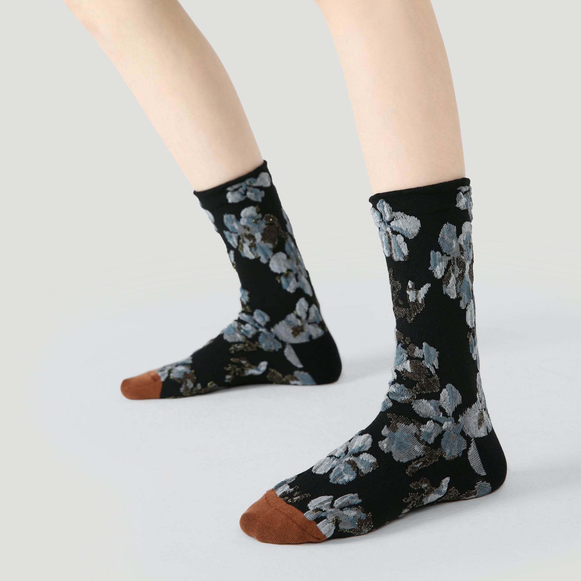 Women's Moody Jacquard Crew Socks - 3 pairs