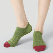 Colorblock No-Show Socks