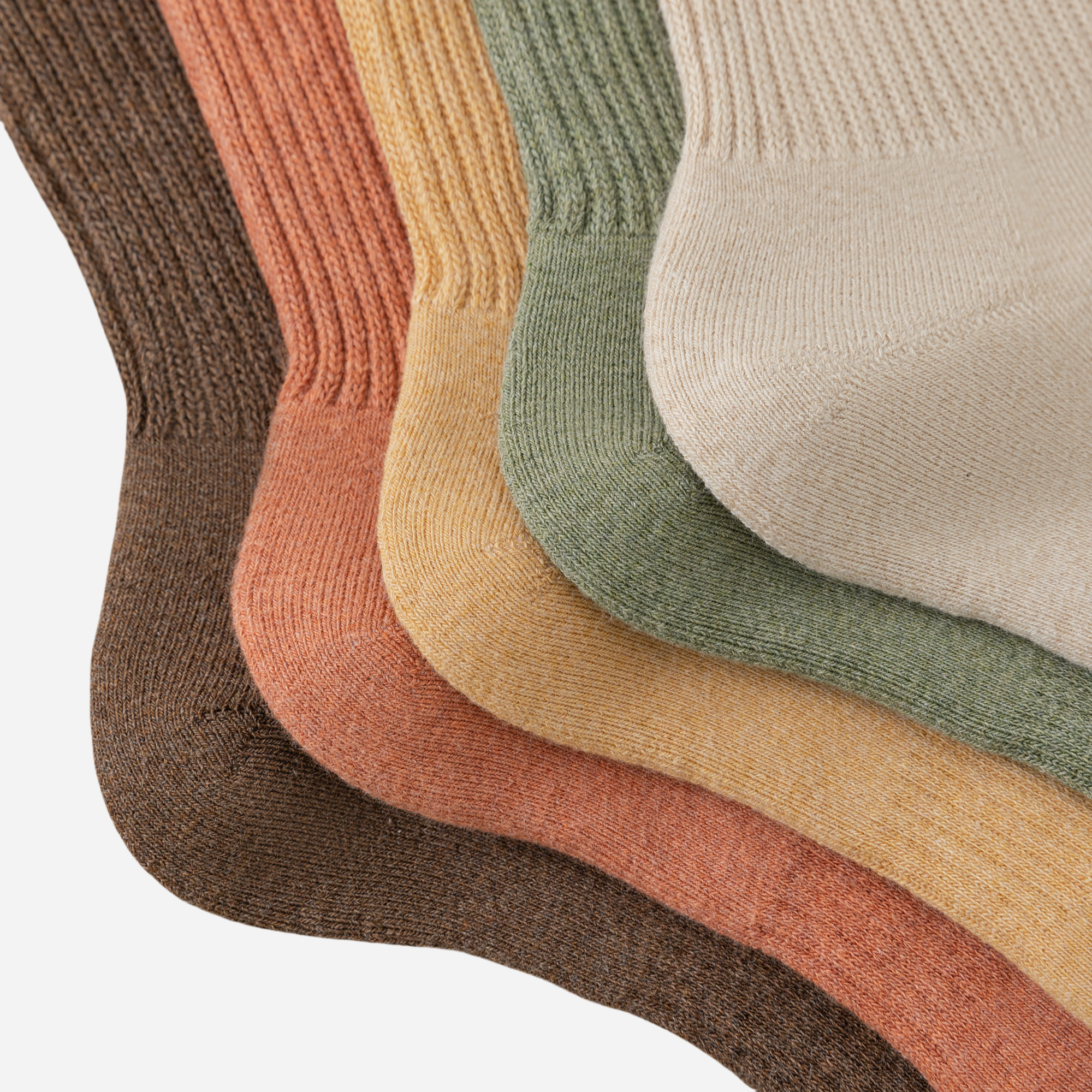 Women's Plush Terry Crew Socks-5 Pack