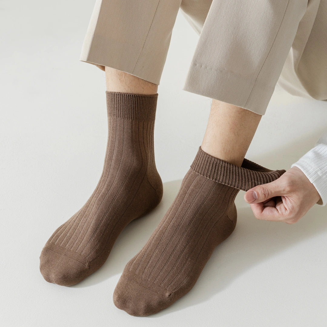 Men's 98% High-Cotton Non-Fading Quarter Socks