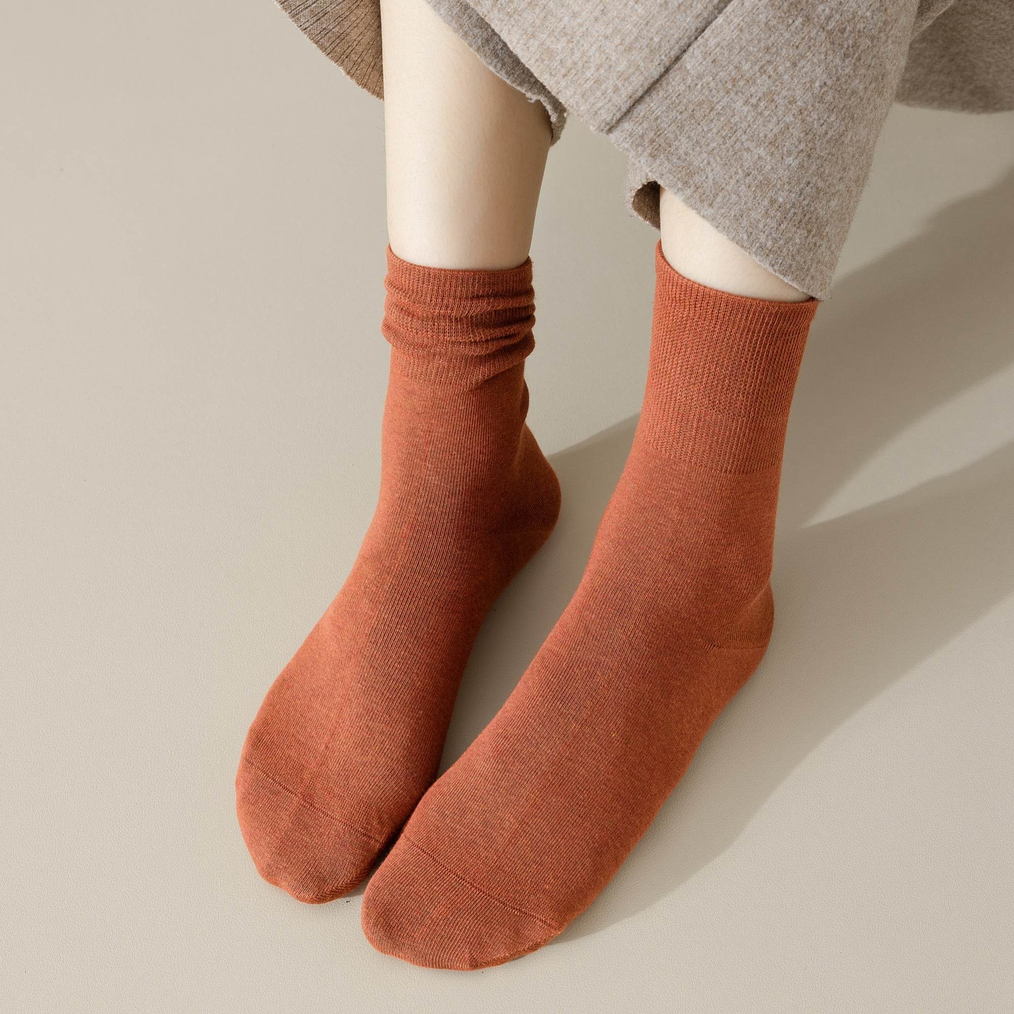 Women's Cozy Heathered Crew Socks - 3 Pairs - Weavasocks