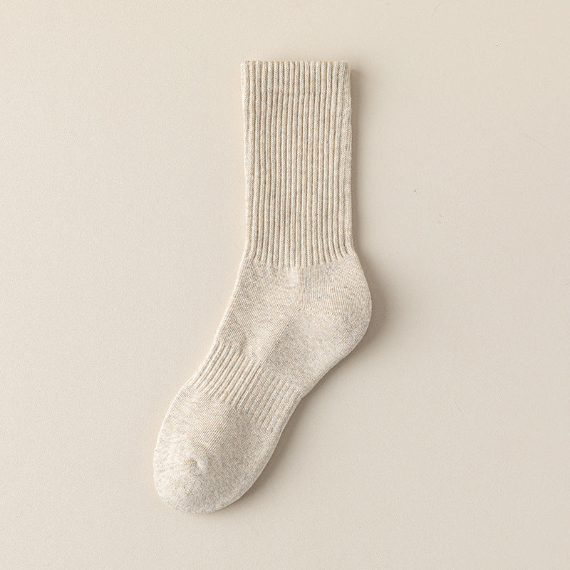 Thick Cushioned Cotton Crew