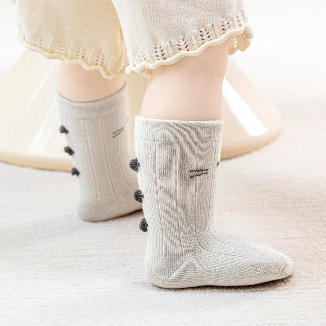 Baby’s 3D Dino Spikes Crew Socks 4-Pack