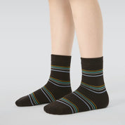 Kid's Modern Retro Patterned Socks - 5 Pairs