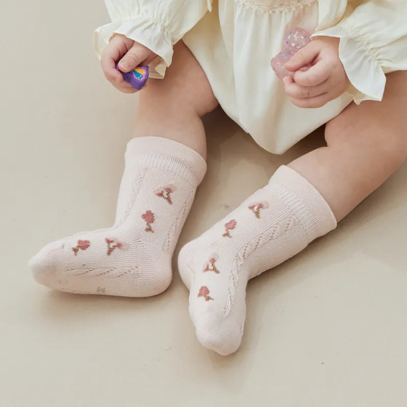 Babies The English Rose Garden Socks-3 Pairs