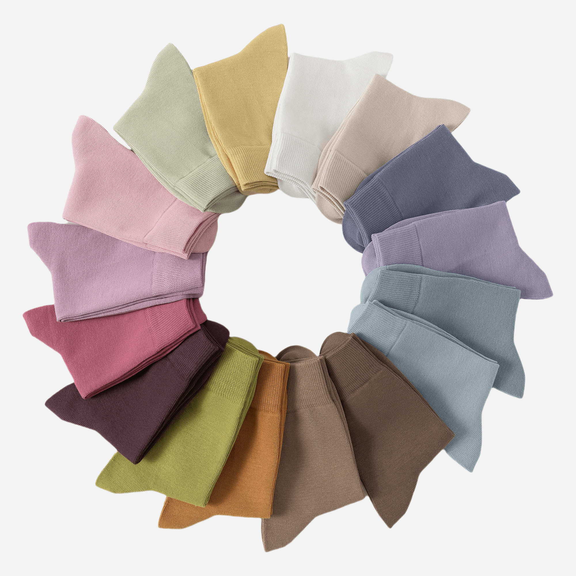 Women's The Chromatic Comfort Crew Socks-5 Pack - Weavasocks