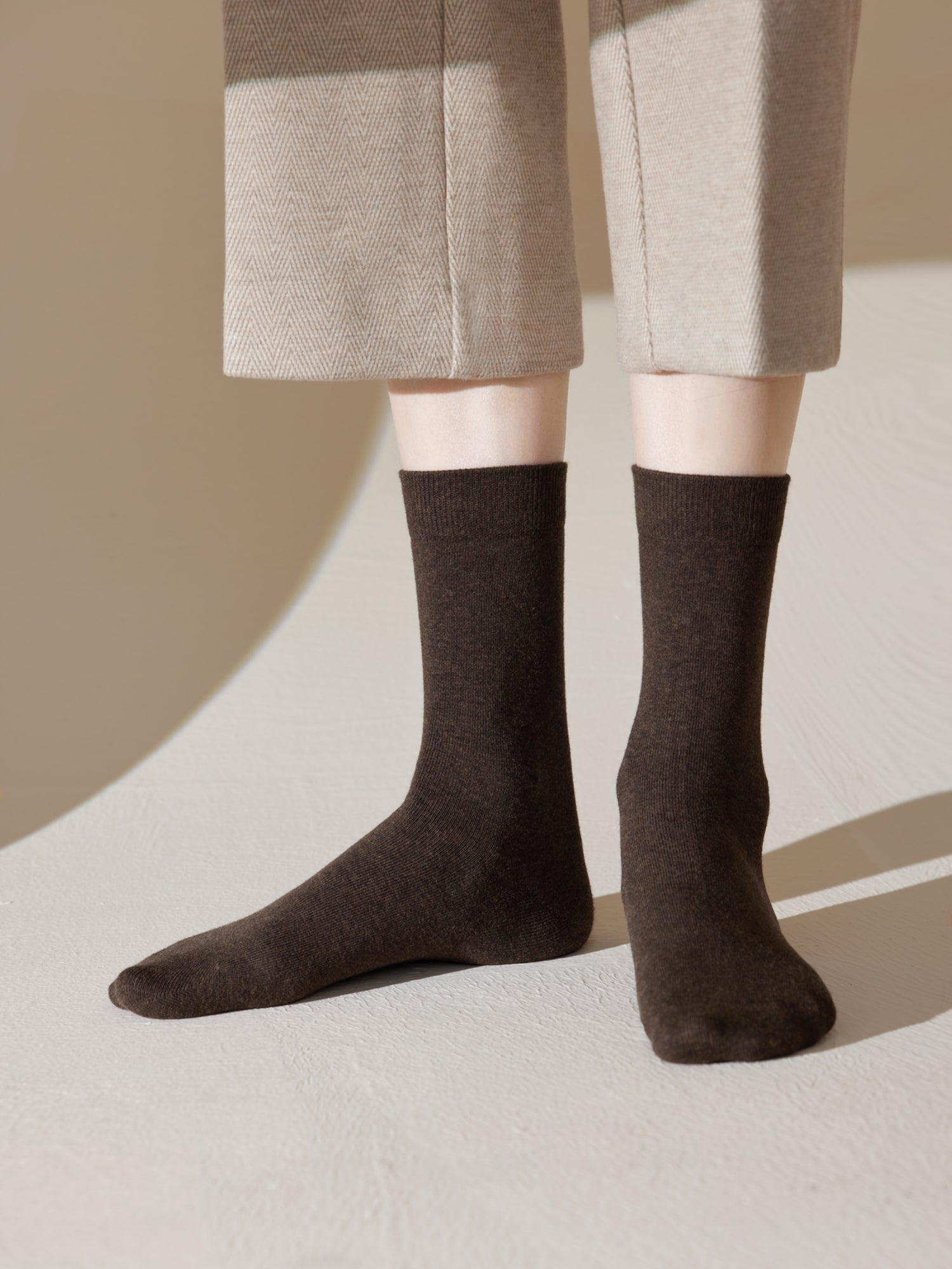 Women's 100% Cotton Crew Socks-1 Pack