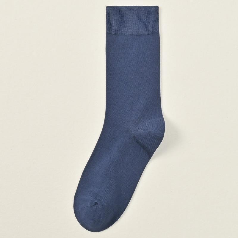 Men's 95% Silky Cotton Extended Business Crew Socks