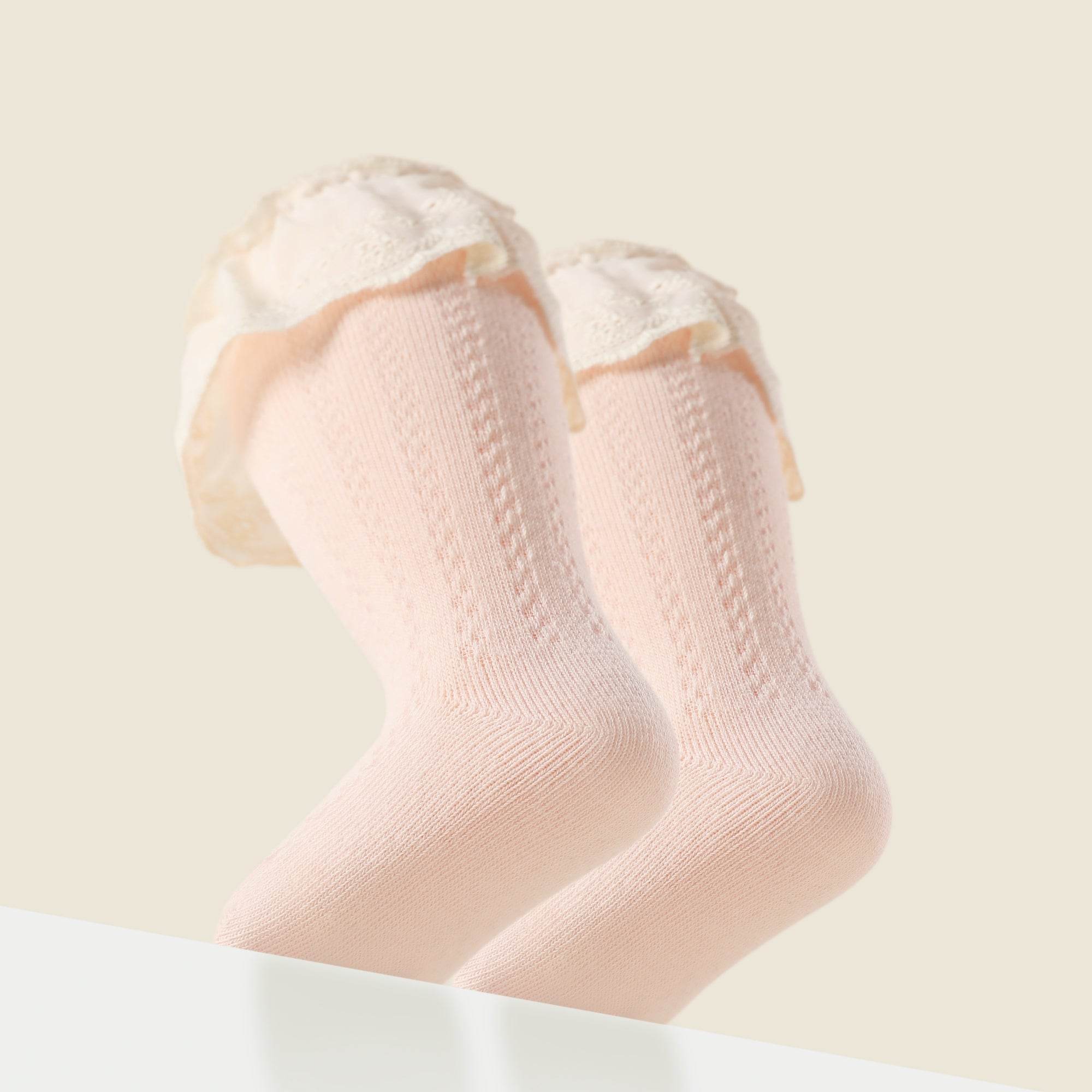 Babies Victorian Lace Knee Highs-3 Pack - Weavasocks