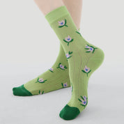 Women's Shimmer Mesh Crew Socks (3-Pack)