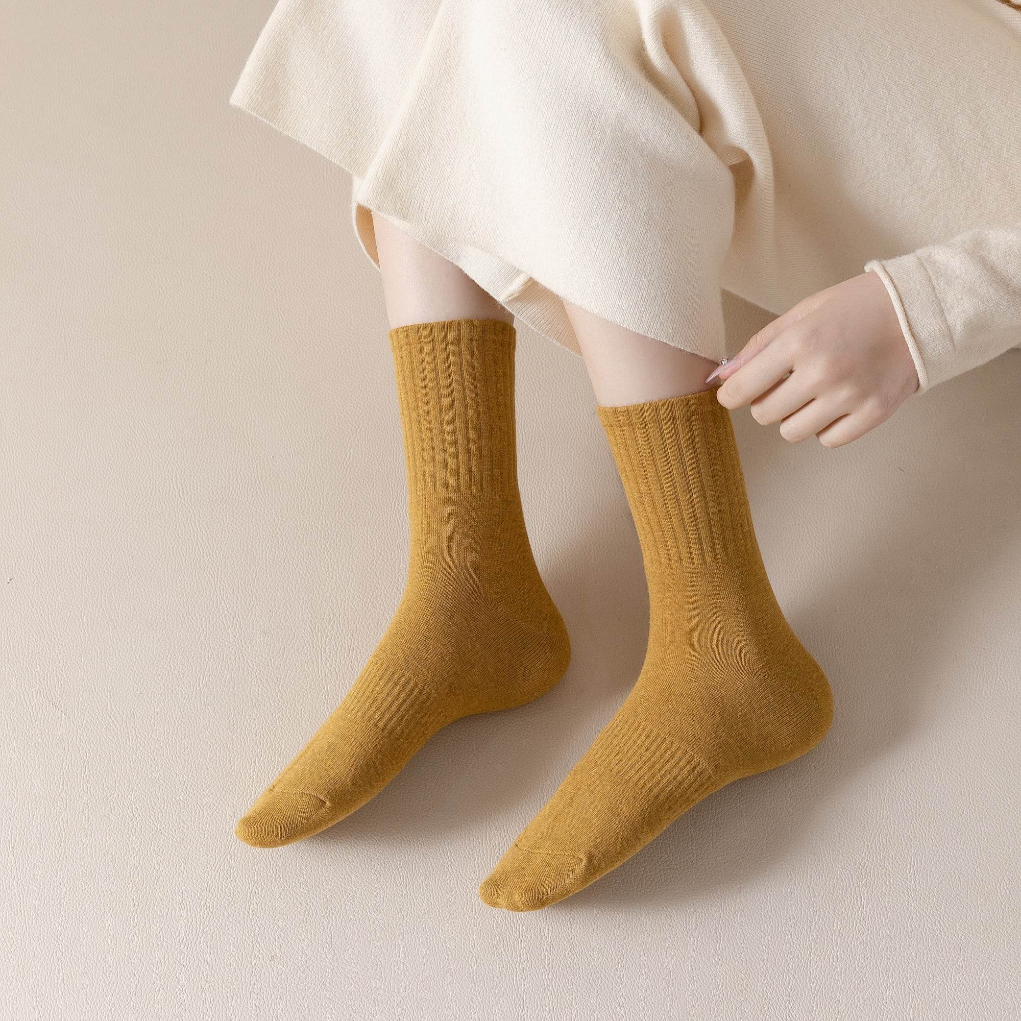 Women's Cozy Textured Knit Socks - 5 Pairs