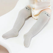 Baby’s Pastel Pals' 3D Ear & Minimalist Face Knee-High