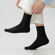 Men's 99% Supima® Cotton Silk-Touch Quarter Socks - product photo showing soft cotton comfort