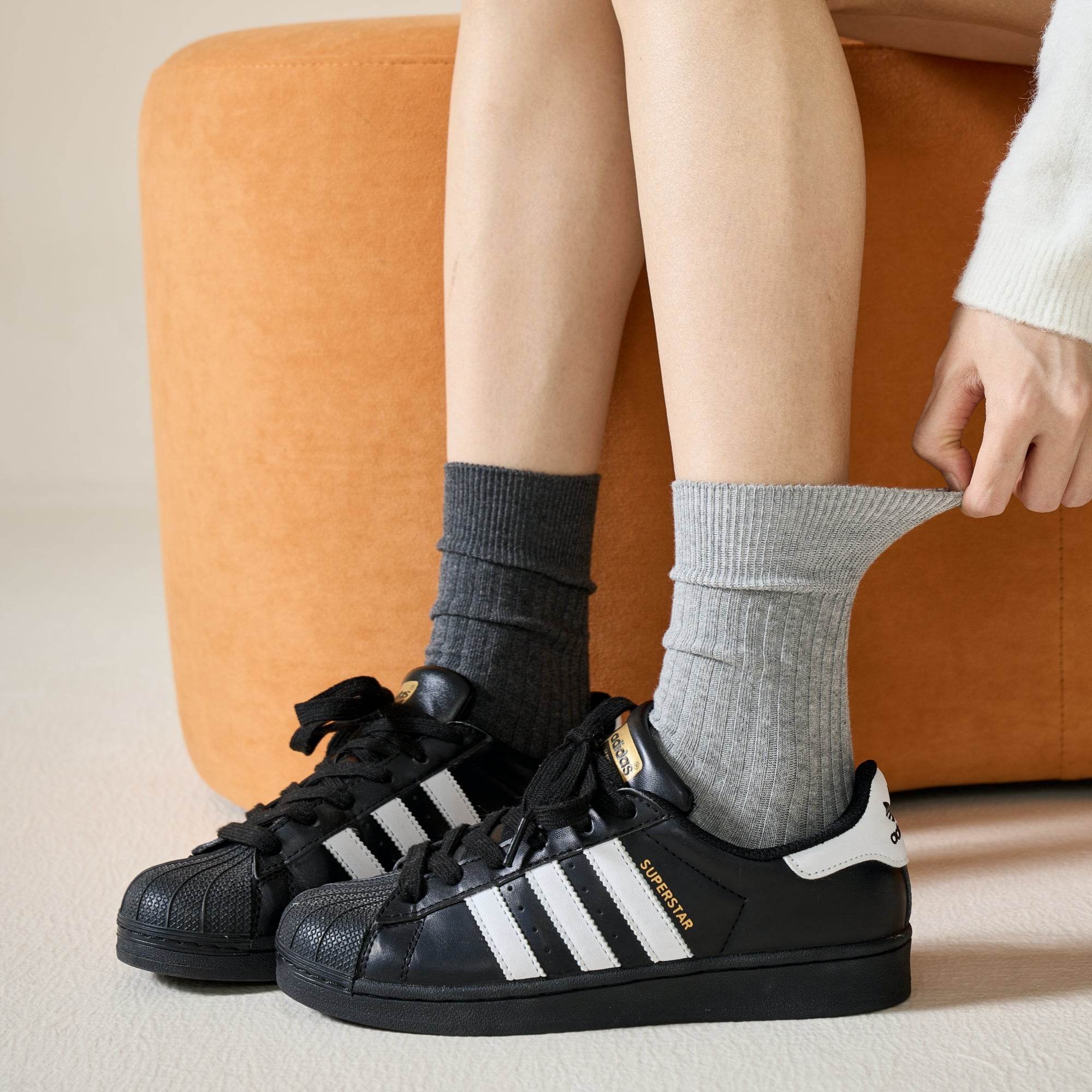 Women's Pure Cotton Everyday Crew Socks - Single Pair