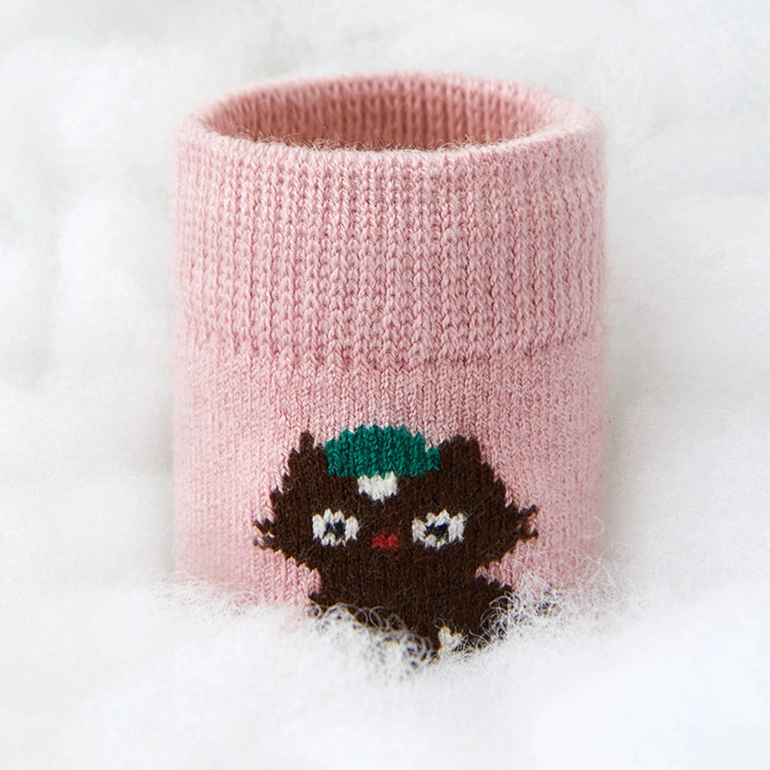 Kids' Winter Wool Blend Thermal Crew Socks 5-Pack